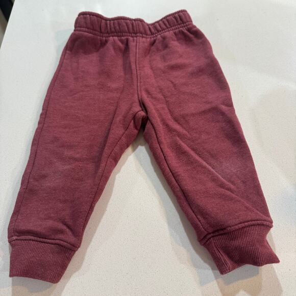 Cat & Jack 18M Sweatpants Grey and Maroon Bundle - Picture 4 of 5